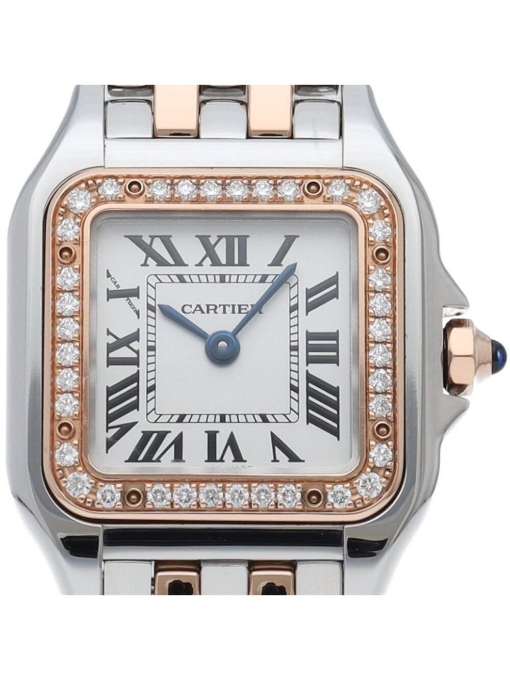 Cartier Panthere de Cartier Watch SM Diamond Bezel SS
